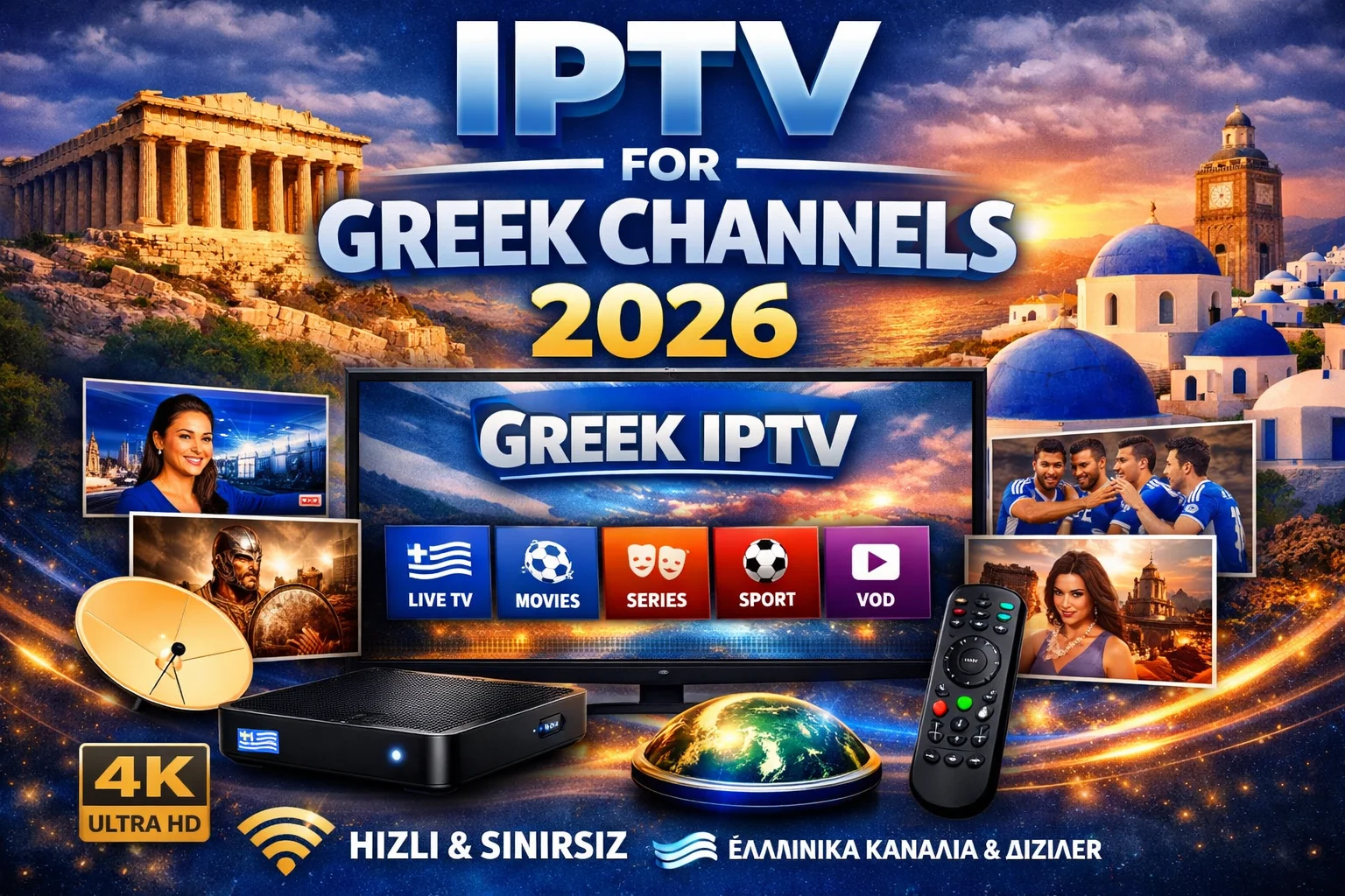 IPTV for Greek Channels 2026