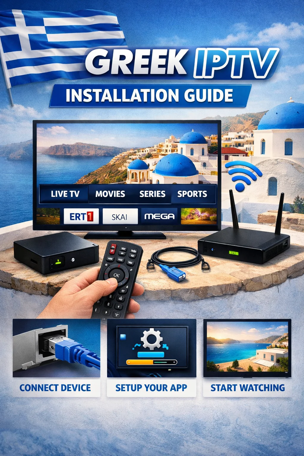 Greek IPTV Installation Guide 2026