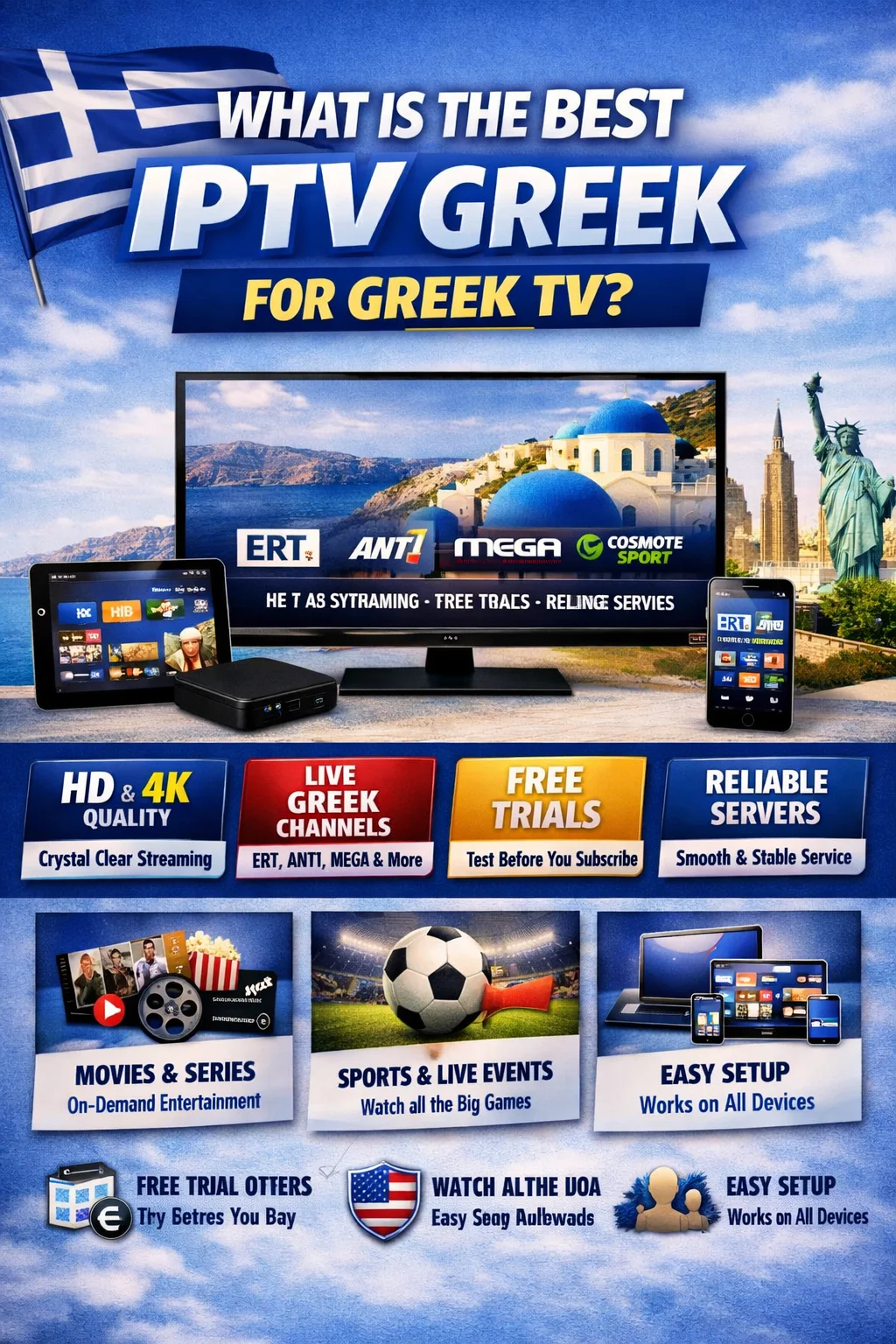 What is the Best IPTV Greek for Greek TV?