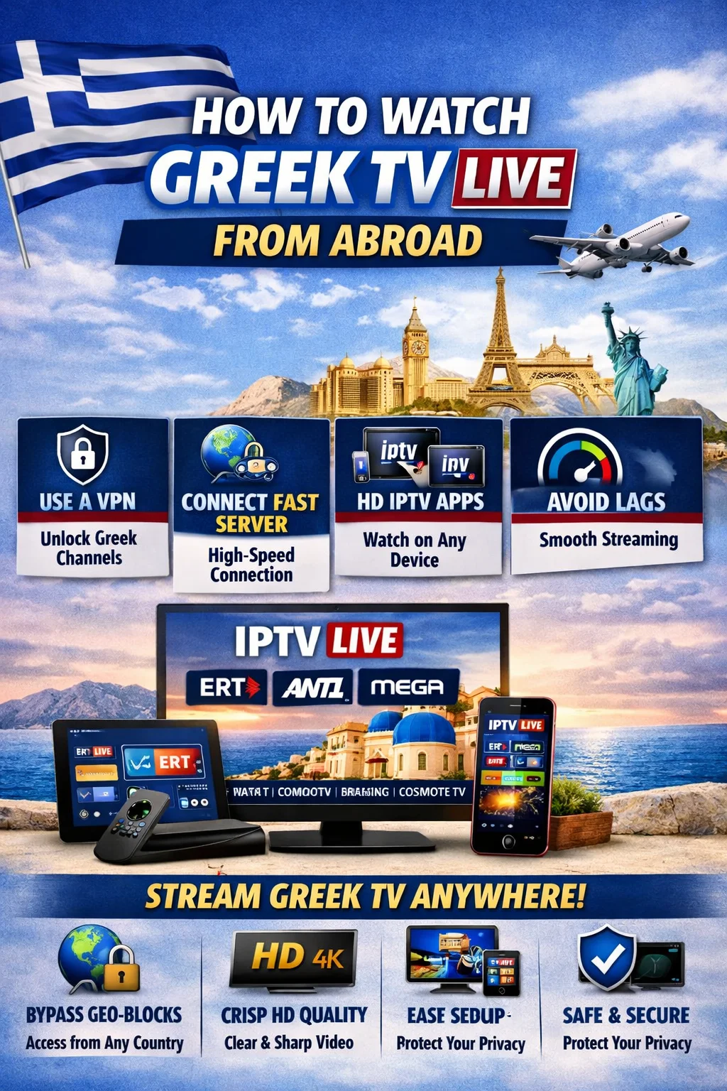 How to Watch Greek TV Live from Abroad